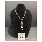 Necklace & earrings