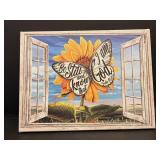 Canvas painting Psalm 46:10 15.75"W x 12"H