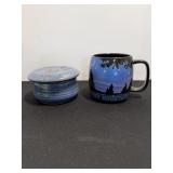 Pottery Butter bell & XL Smoky Mountains coffee...