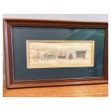 Sketched barn picture 16.5"W x 10"H