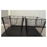 Decorative wire baskets 16" x 16" x16"