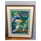 "Batter Up" framed print by Ted Tanabe 26"W x ..