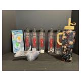 Coldest Lg drinking tumbler, 5x po water bottles..