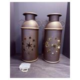 Candle Impressions 17.7" Snowflake metal...