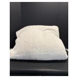 Plush two sided blanket 85" x 92"