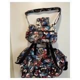 Vera Bradley quilted travel bag with purse & .....