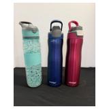 (2) 24oz Contigo watre bottles & Subzero 21oz...