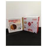 Mini dash wafflemaker with cookbook - New