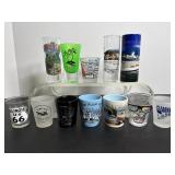 Vtg (12) Misc shot glasses