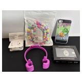 Beaded charger for Iphone, ear buds charge cord...
