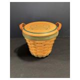 Vtg Longaberger Golf Club basket with lid &