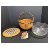 Vtg Longaberger 2002 Golf  Club Basket with ..