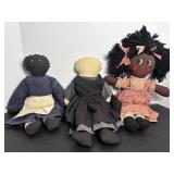 Rag dolls 15", 16" & 20"H