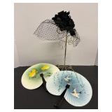 Vintage Hat & Hand Fans