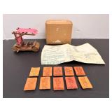 Vintage Flintstones Rubber Stamps & Plastic Car