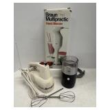 Kitchen Aid Hand Mixer, Coffee Grinder & Blender