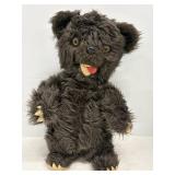 17" Tall Chad Valley or Steiff Like Black Teddy