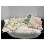 Vintage Table Runner & Tablecloths