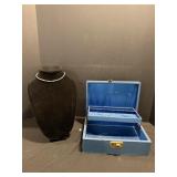 Choker, Hat Pin & Jewelry Box no key