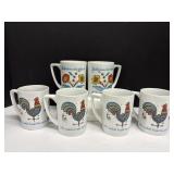 Vintage Berggren Swedish Mugs