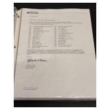 Binder of 1st Day Issue Stamps1/12/2015-10/23/2015