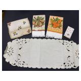 Vintage Kitchen Towels & Table Runner