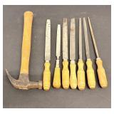 Wood Files & Hammer