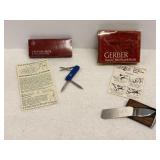 Gerber Belt Buckle & Victorinox Knives