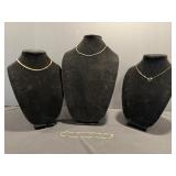 Vintage Goldtone Necklaces