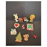 Vintage Plastic Seasonal Pins