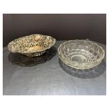 Vtg Godinger silver plated silver Art Co. Ornate..