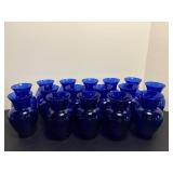 Cobalt Blue mini vases 5"