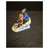 Vtg Norman Rockwell "Downhill Racer" 1983