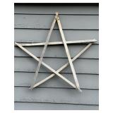 Wooden star 41"W x 31"H
