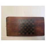 Antique checkerboard 15.25"W x 1"D x 30"H