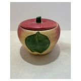Vtg Hull pottery "Blushing Apple" ceramic jar
