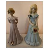 Enesco Growing Up Figurines 6.5"H