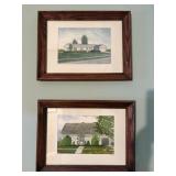 E Fike Water Color Pictures 16"x12"