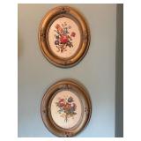 Vintage Floral Wall Decor 14"x12"