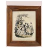 Framed French Magazine Prints 11"x12"