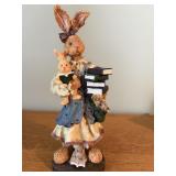 Vintage Bunny Decor 12"H