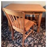 Library Table & Chair 40"x26"x29"H