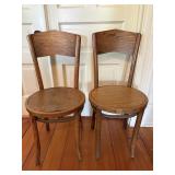 Bentwood Bistro Chairs 34"H