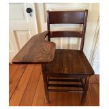 Vintage School Desk 34"H