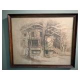 1973 Tom Hefflin Framed Print 21"x17"