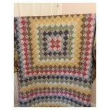 Patchwork Quilt 62"x82"