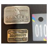 Hunter & Jujy Fruit Belt Buckles