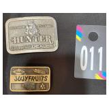 Hunter & Jujy Fruit Belt Buckles