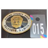 1988 Boone County Fair Belt Buckle 43/250