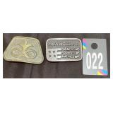 Pioneer & New Holland Belt Buckles
